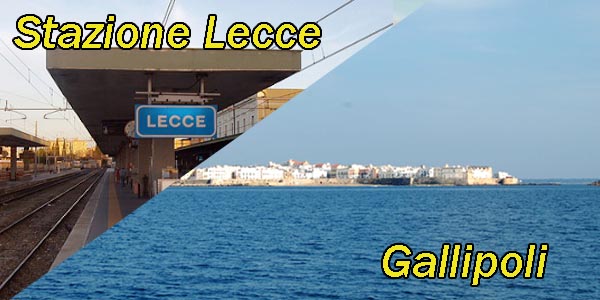 Tariffe Taxi e Navetta dalla stazione di Lecce a Gallipoli